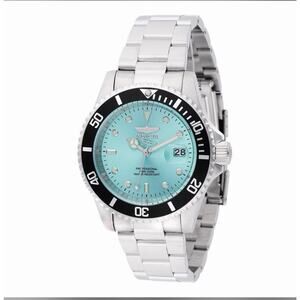 Invicta pro diver Men's watch tiffany blue face, black bezel 47356